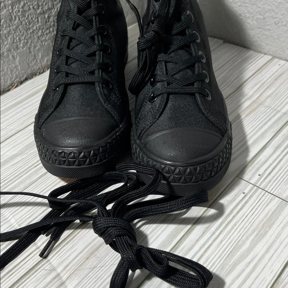 Mitchell & Ness Hood Rocket 66 men’s High-Top Sneakers Black Streetwear size 5.5